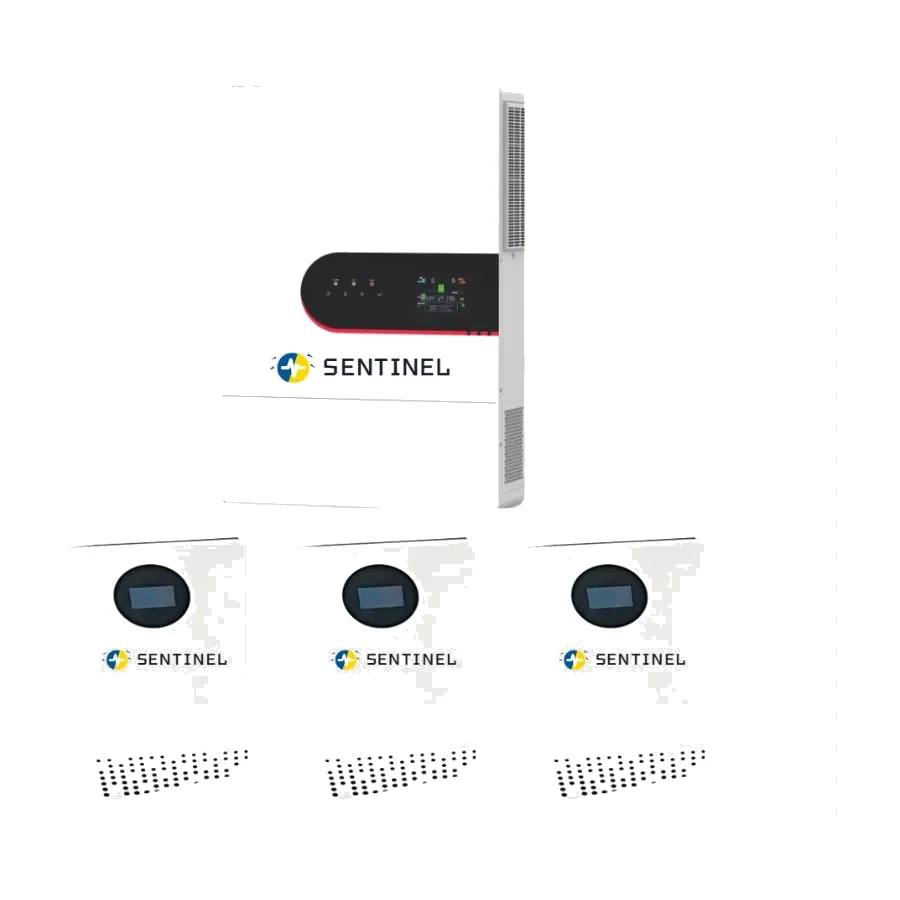 Kit de respaldo eléctrico SENTINEL Total 12 kW con inversor híbrido y tres baterías de litio